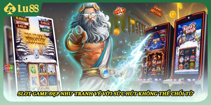 Slot game đẹp như tranh vẽ với sức hút không thể chối từ